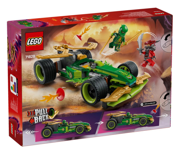 LEGO NINJAGO Samochód wyścigowy Lloyda 71828 - 1298092 - zdjęcie 12